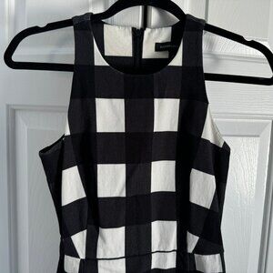 Banana Republic Checkered Sheath Dress